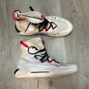 Red, black, and white Under Armour Highlights